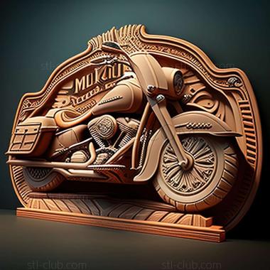 3D модель Harley Davidson Road King (STL)